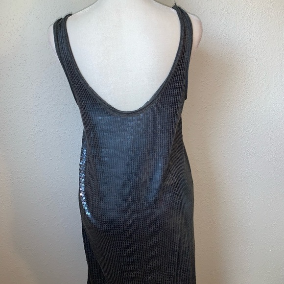 Vince Gray Sequin Mini Shift Dress Size XS - Picture 4 of 6